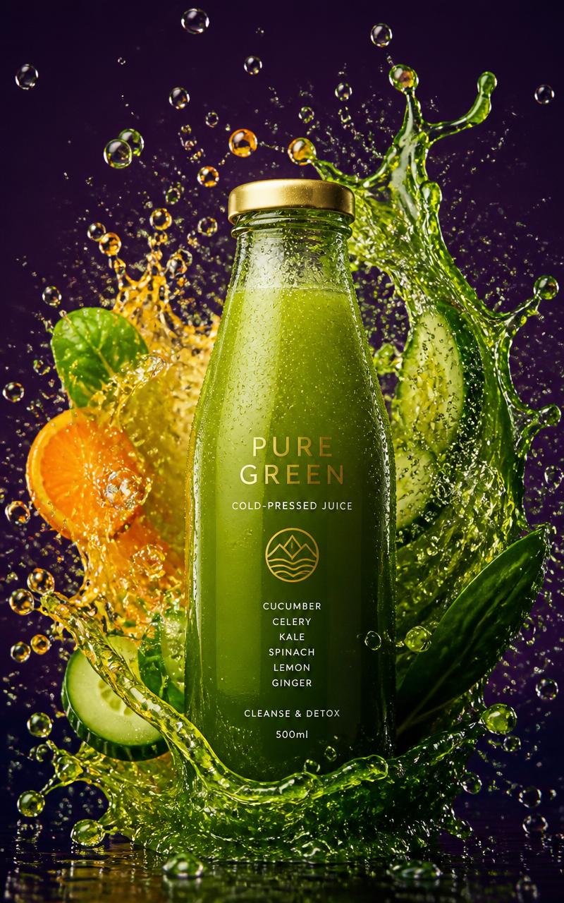 Kale lemonade — cold-pressed juice by 4everjuices